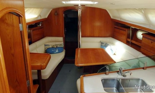 interior del velero